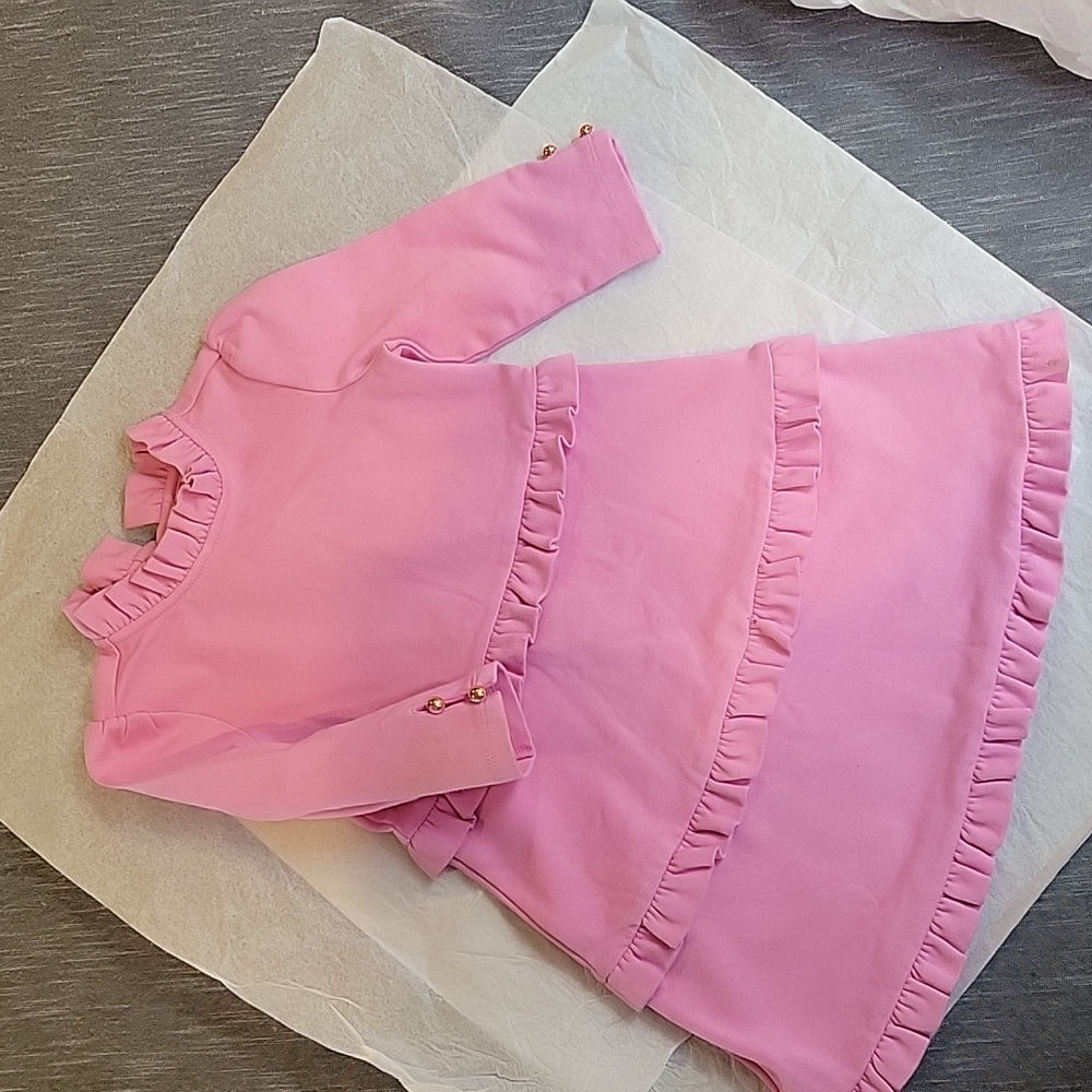 Janie and Jack soft ruffled dress